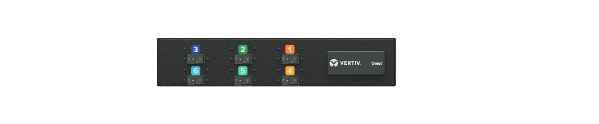 Vertiv U1077 power distribution unit (PDU) 24 AC outlet(s) 2U Black