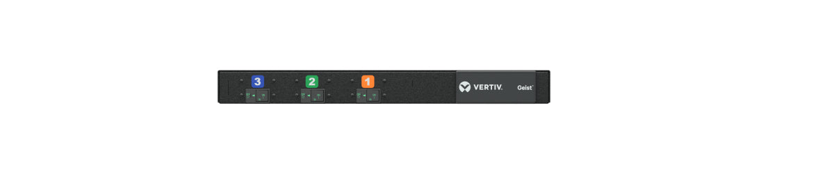 Vertiv U1076 power distribution unit (PDU) 12 AC outlet(s) 1U Black