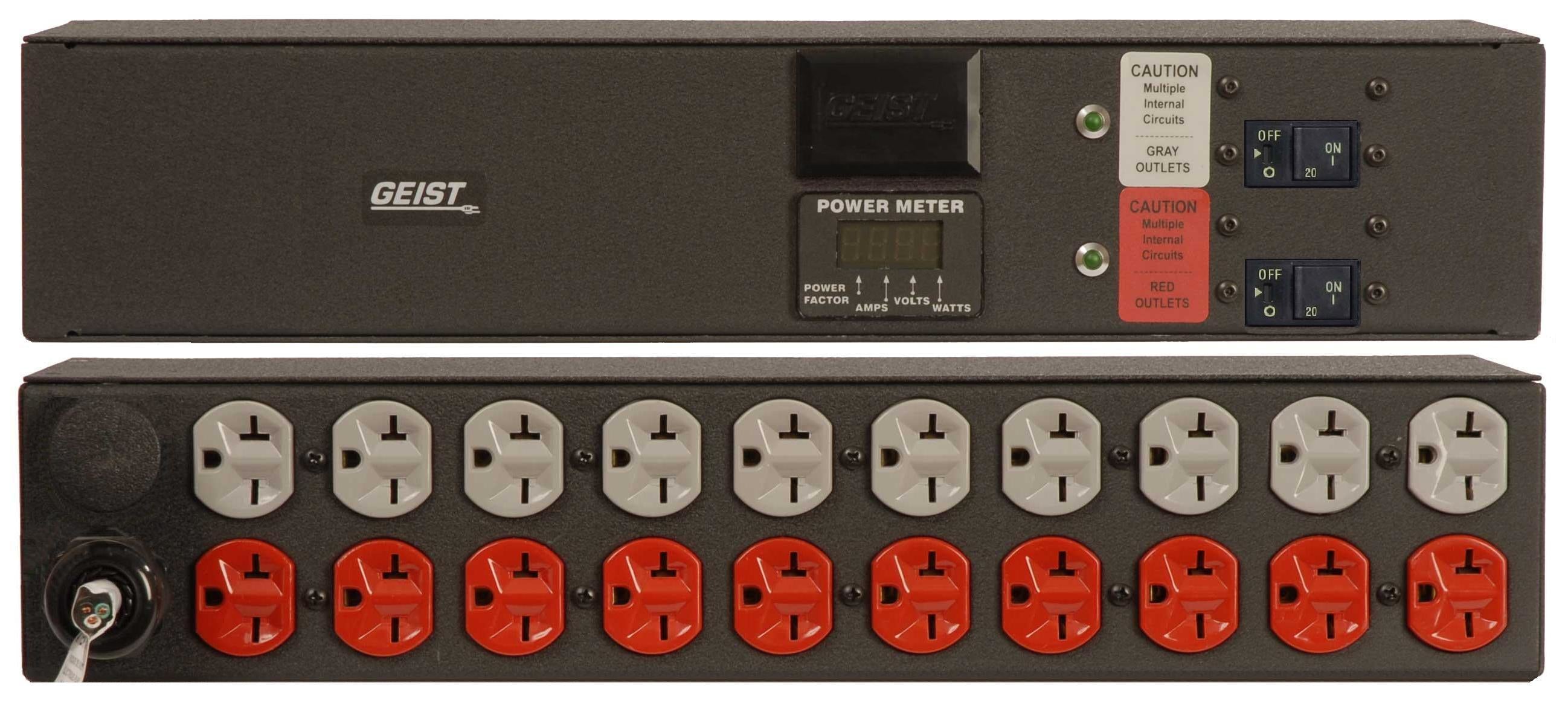 Vertiv Geist 2XPRC200-103D20TL6 power distribution unit (PDU) 20 AC outlet(s) 0U Black