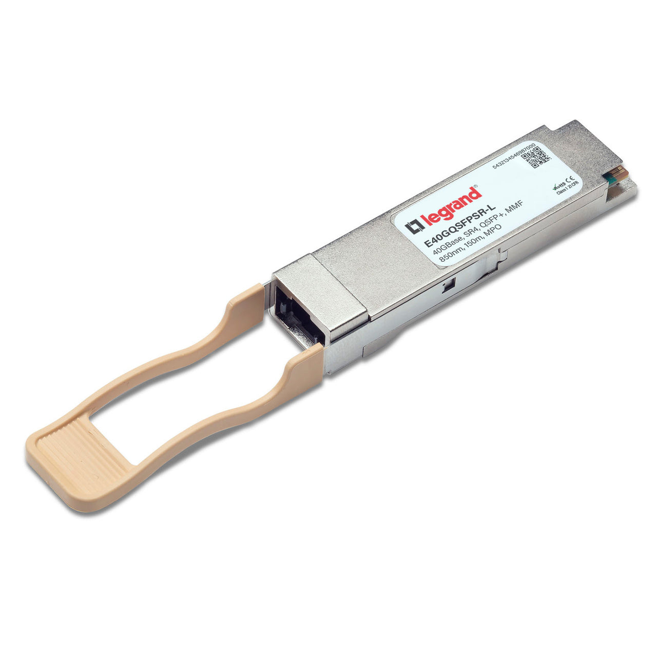 Legrand E40GQSFPSR-OP network transceiver module Fiber optic 40000 Mbit/s QSFP+ 850 nm