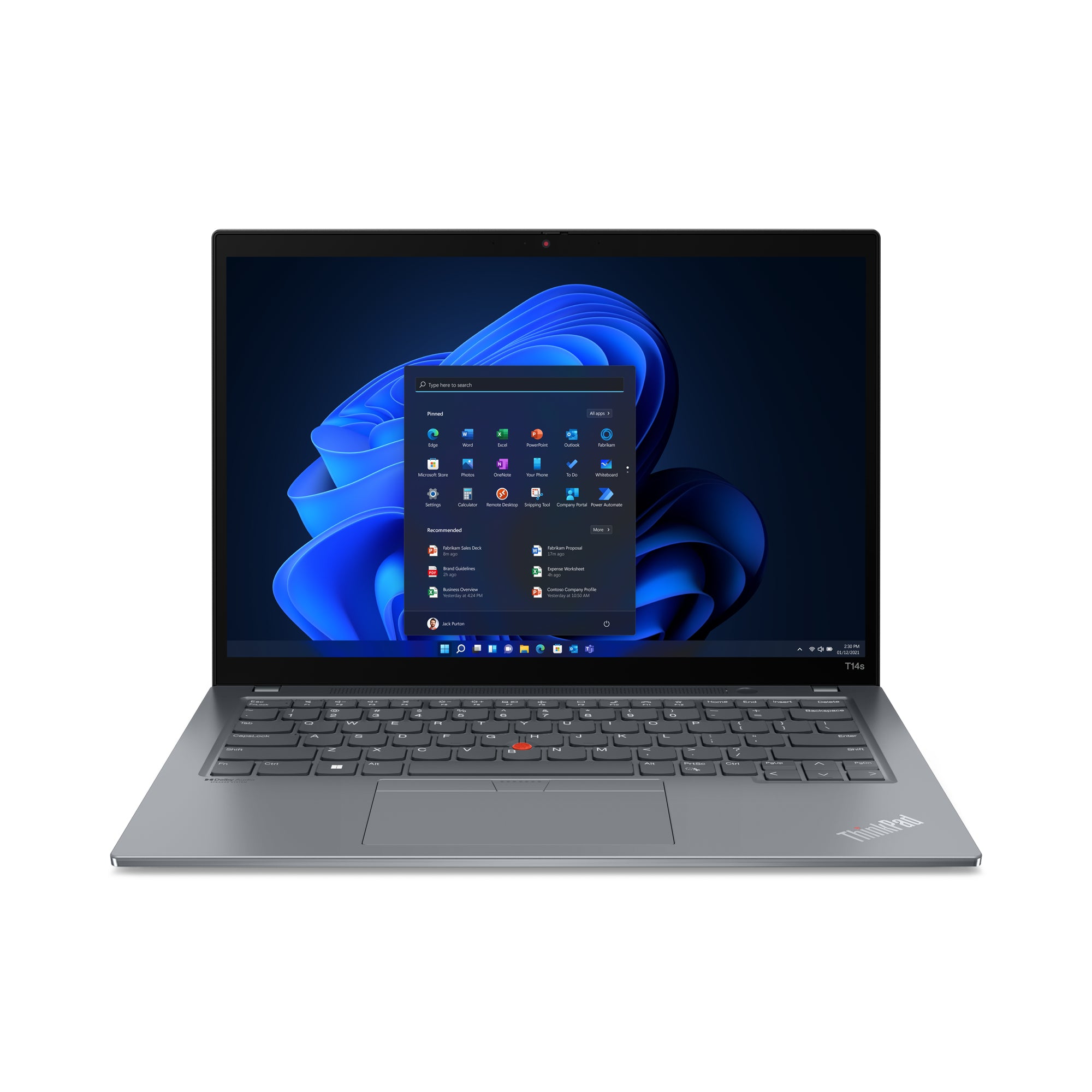 Lenovo ThinkPad T14s Gen 3 (Intel) Intel® Core™ i5 i5-1235U Laptop 14" WUXGA 8 GB LPDDR5-SDRAM 256 GB SSD Wi-Fi 6E (802.11ax) Windows 11 Pro English Gray