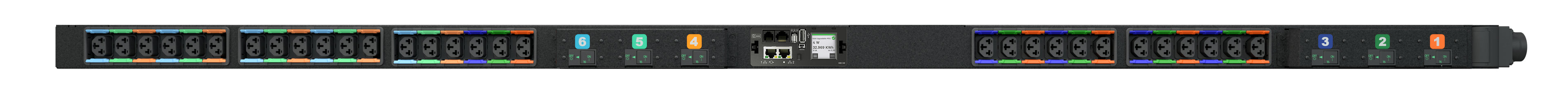 Vertiv Geist VP4UV0A2 power distribution unit (PDU) 30 AC outlet(s) 0U Black