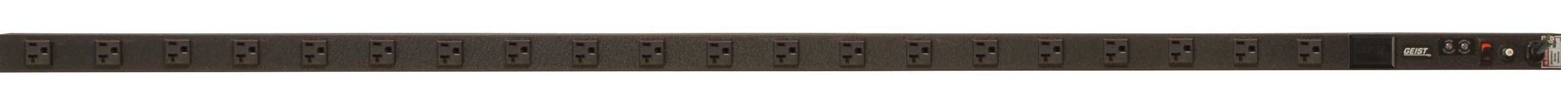 Vertiv Geist VSSB204-102S20 power distribution unit (PDU) 20 AC outlet(s) 0U Black