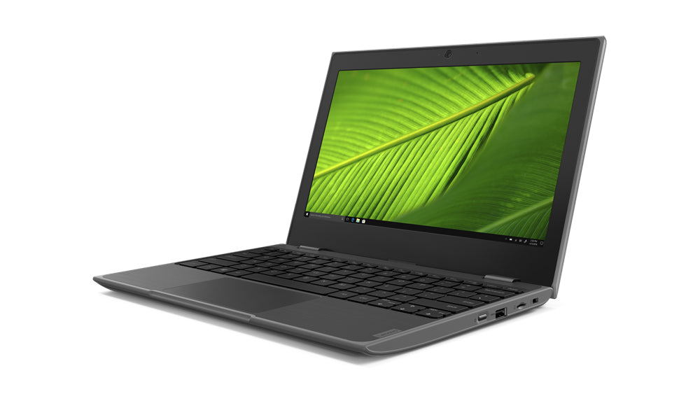 Lenovo 100e Windows 2nd Gen Intel® Celeron® N N4120 Laptop 11.6" HD 4 GB LPDDR4-SDRAM 128 GB SSD Wi-Fi 5 (802.11ac) Windows 11 Pro English Black