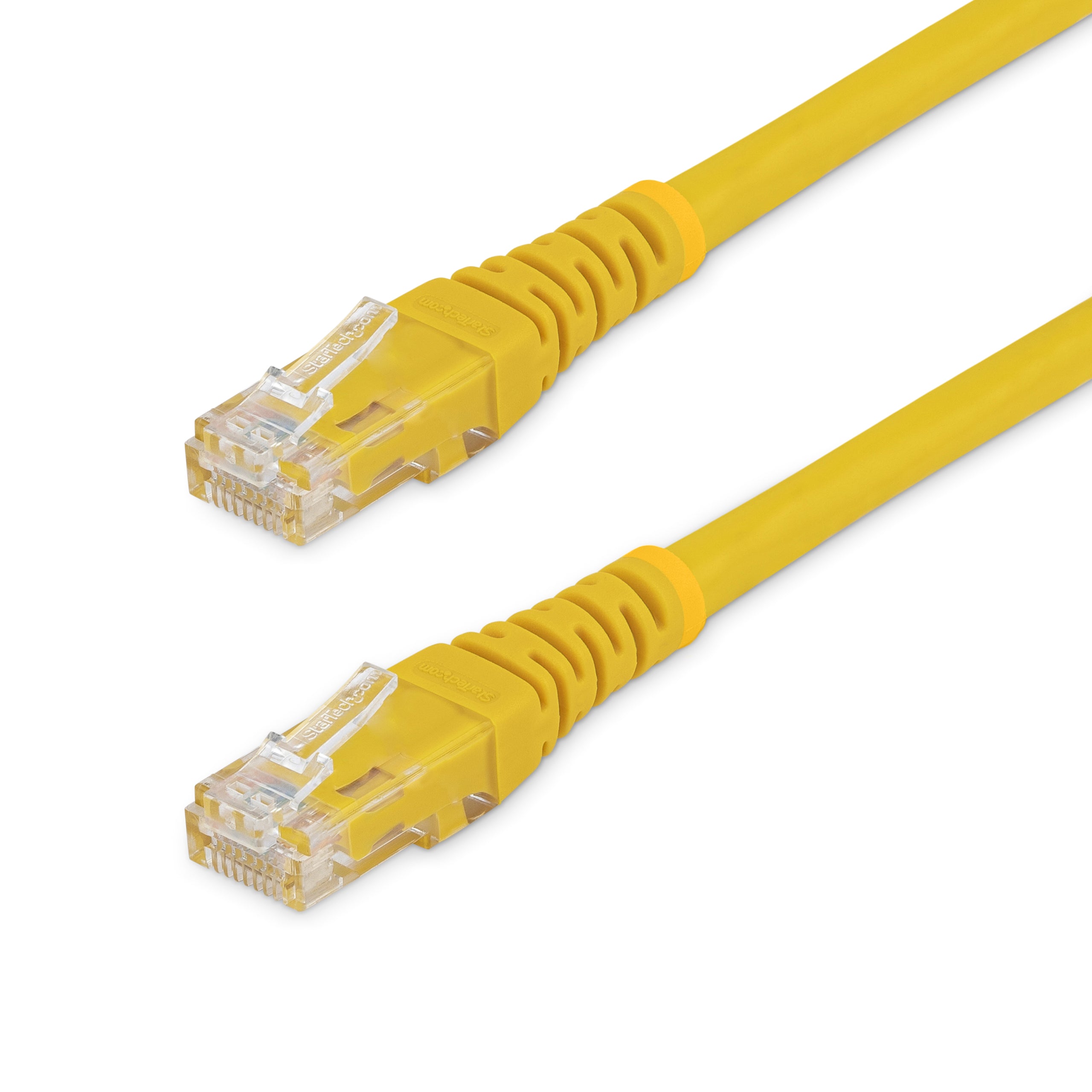 StarTech.com C6PATCH25YL networking cable Yellow 300" (7.62 m) Cat6 U/UTP (UTP)