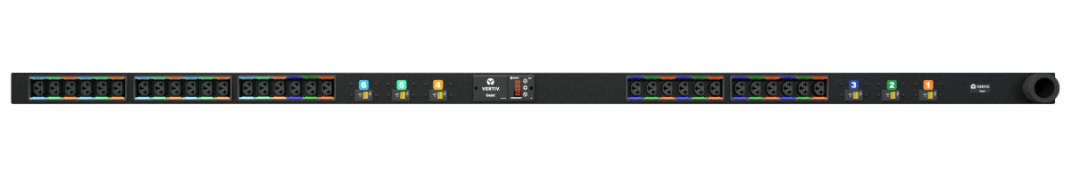 Vertiv Geist MN01DGW1-30CF18-5CS15A0A10-S-A power distribution unit (PDU) 30 AC outlet(s) 0U Black