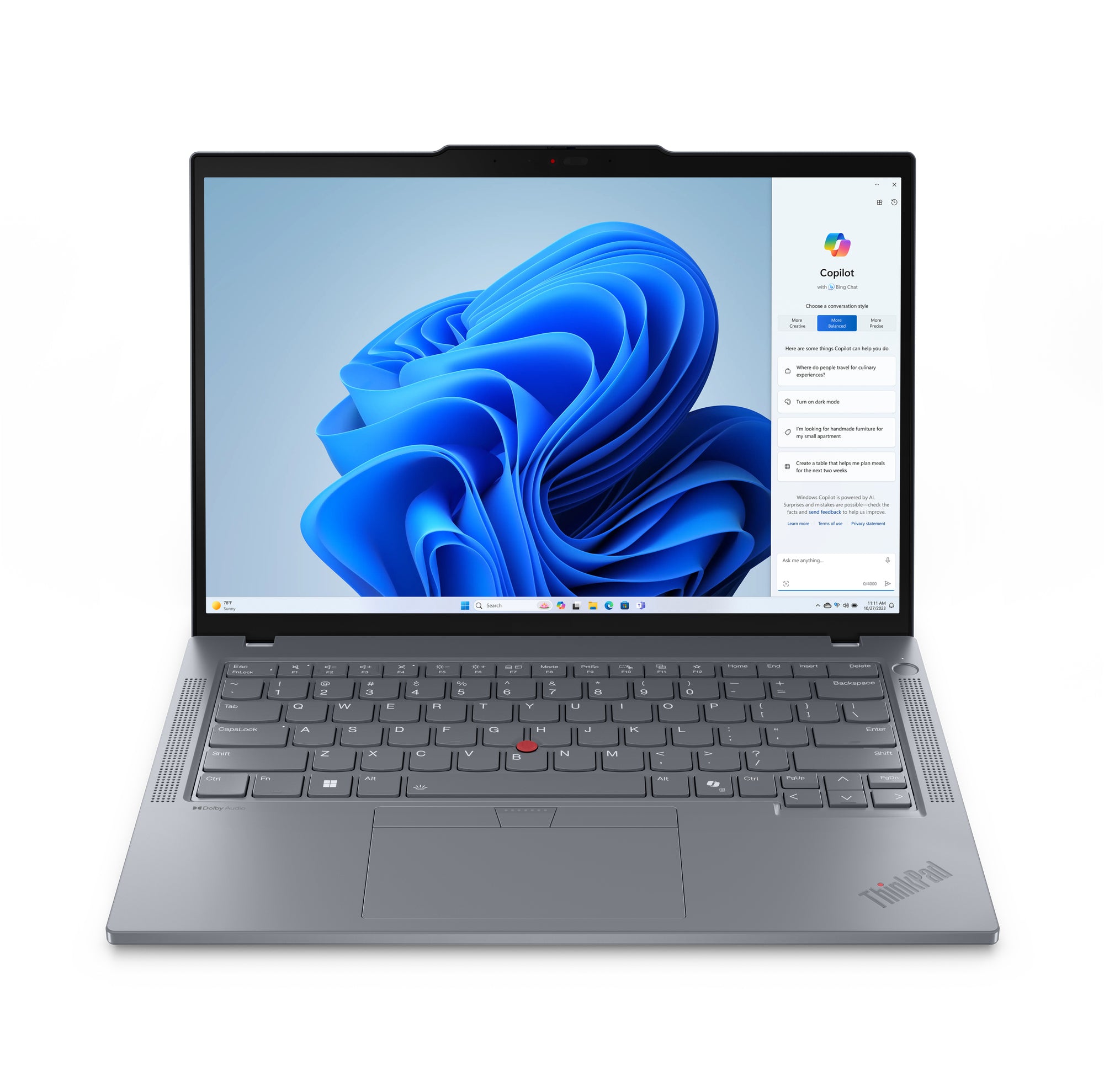 Lenovo ThinkPad T14 Gen 5 (Intel) Intel Core Ultra 7 155U Laptop 14" WUXGA 16 GB DDR5-SDRAM 512 GB SSD Wi-Fi 6E (802.11ax) Windows 11 Pro Gray
