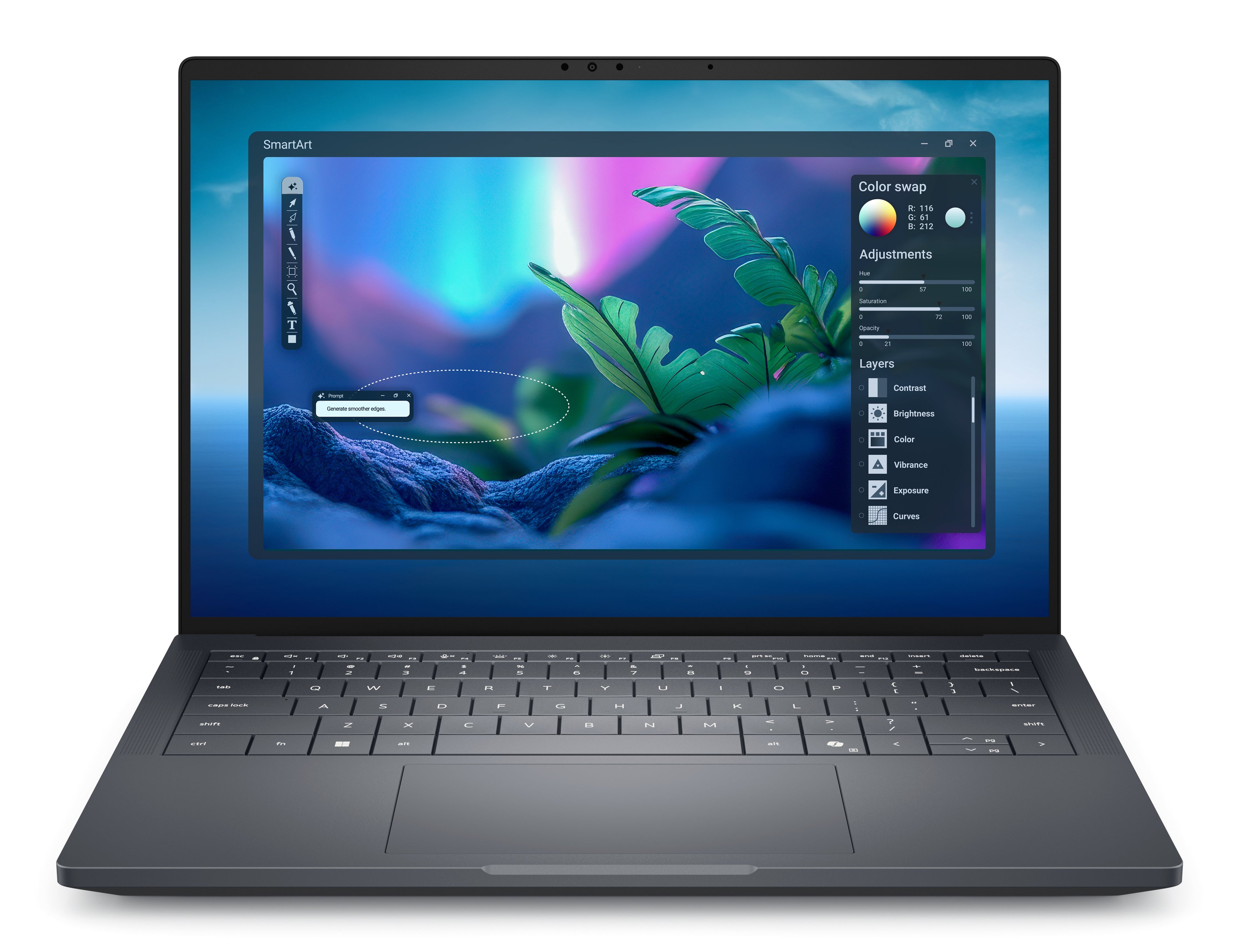 DELL Pro Max 14 Premium MA14250 Intel Core Ultra 7 265H Laptop 14" Full HD+ 32 GB LPDDR5x-SDRAM 512 GB SSD NVIDIA RTX PRO 1000 Blackwell Wi-Fi 7 (802.11be) Windows 11 Pro US English Black