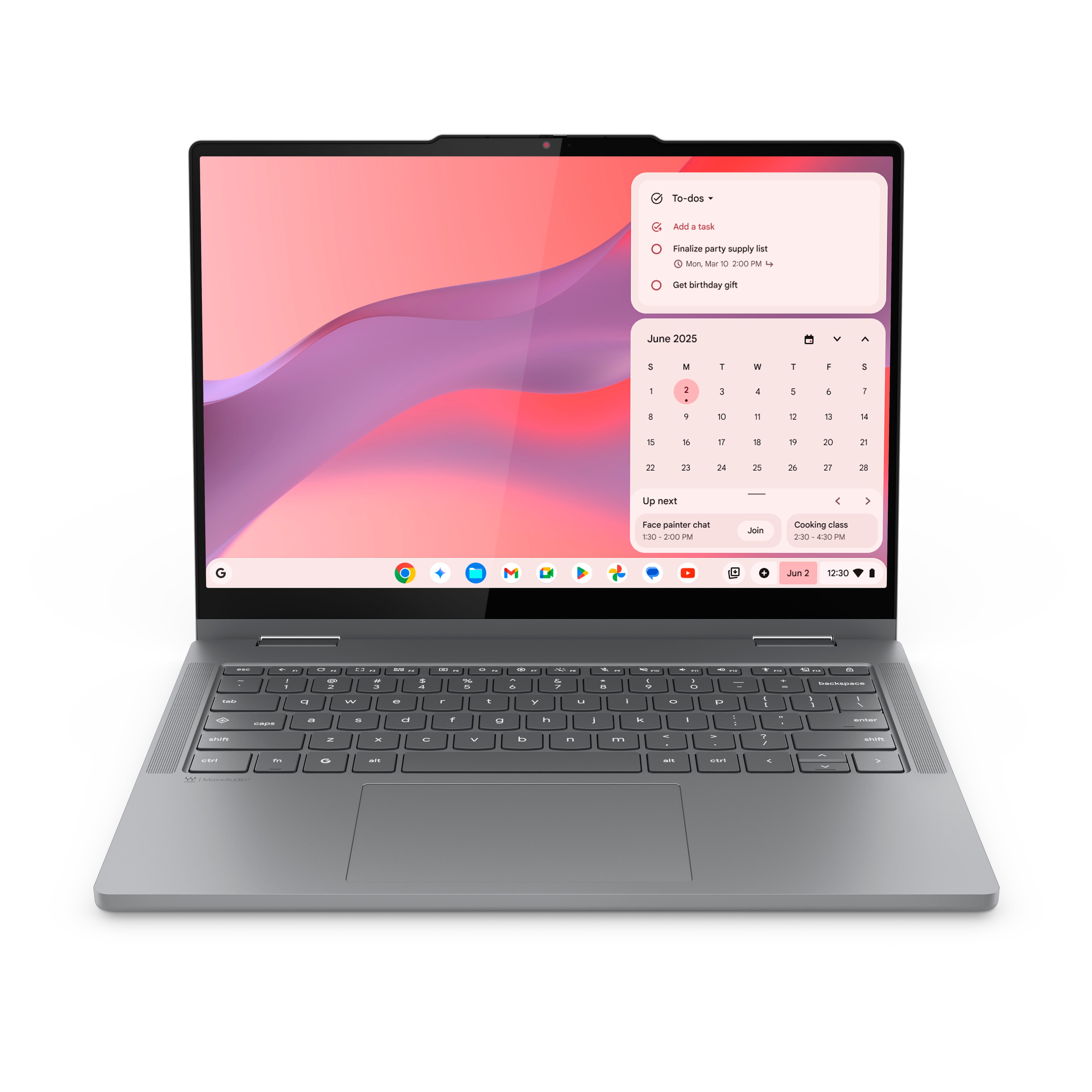 Lenovo Chrome 2in1 14IRU10 Intel Core 7 250U Chromebook 14" Touchscreen WUXGA 16 GB 512 GB SSD Wi-Fi 6E (802.11ax) ChromeOS Gray