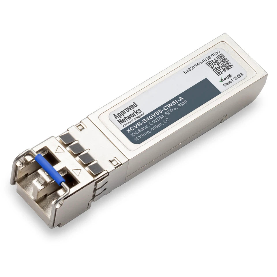 Legrand XCVR-S40V55-CW51-A network transceiver module Fiber optic 10 Mbit/s SFP+ 1510 nm
