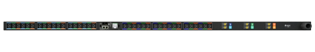 Vertiv Geist MN05M4W1-36CF13-3PS56B0A10-S-A power distribution unit (PDU) 36 AC outlet(s) 0U Black
