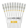 StarTech.com N6PAT6INGRS10PK networking cable Gray 7.87" (0.2 m) Cat6 U/UTP (UTP)