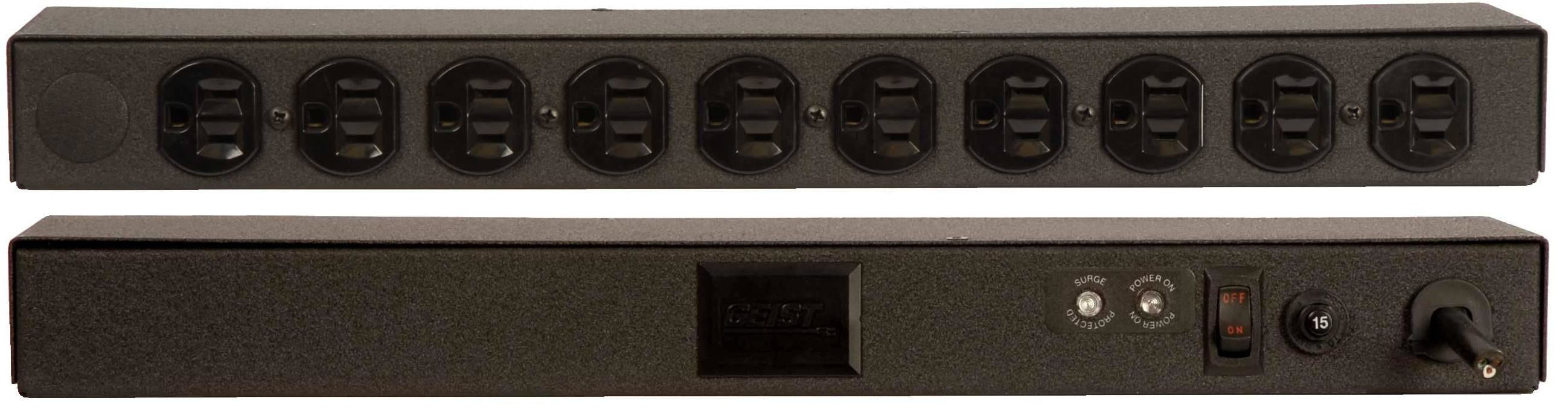 Vertiv Geist SPF104-10 power distribution unit (PDU) 10 AC outlet(s) 0U Black