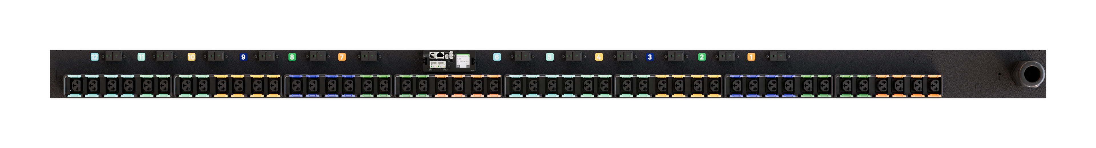 Vertiv PowerIT VP5U60A1 power distribution unit (PDU) 48 AC outlet(s) 0U Black