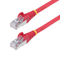 StarTech.com NLRD-7F-CAT6A-PATCH networking cable Red 82.7" (2.1 m) S/FTP (S-STP)