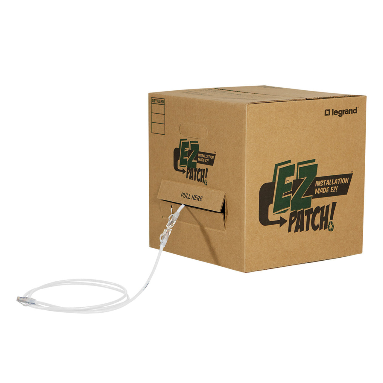 Legrand EZC5E03Q50-09 networking cable White 35.4" (0.9 m) Cat6 U/UTP (UTP)