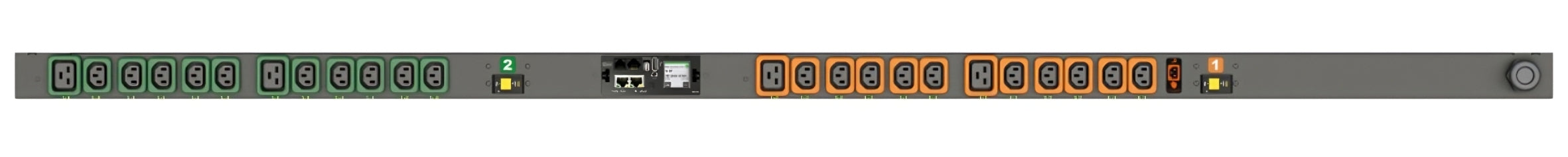 Vertiv Geist MNS5MGB1-24PJ48-3TL6A0A10-S power distribution unit (PDU) 24 AC outlet(s) 0U Black