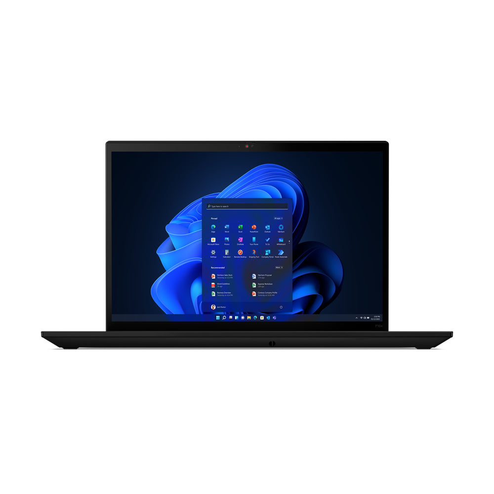 Lenovo ThinkPad P16s Gen 2 (Intel) Intel® Core™ i7 i7-1370P Mobile workstation 16" WUXGA 16 GB LPDDR5x-SDRAM 512 GB SSD NVIDIA RTX A500 Wi-Fi 6E (802.11ax) Windows 11 Pro US English Black