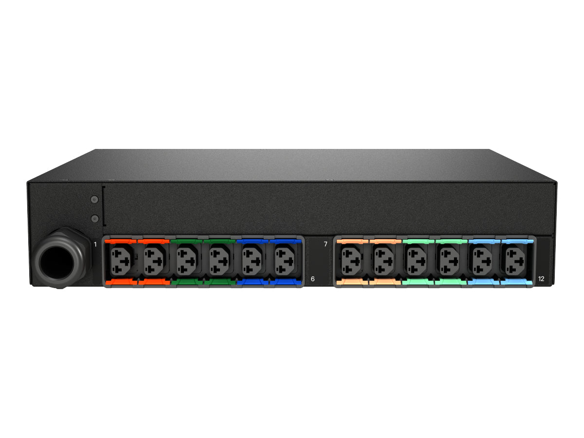 Vertiv Geist MNU5MDR6-12CF18-6PS15D0H10-S power distribution unit (PDU) 12 AC outlet(s) 0U Black