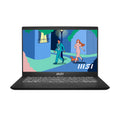 MSI Modern 14 C7M-261US AMD Ryzen™ 7 7730U Laptop 14" Full HD 16 GB DDR4-SDRAM 512 GB SSD Wi-Fi 6E (802.11ax) Windows 11 Pro Black