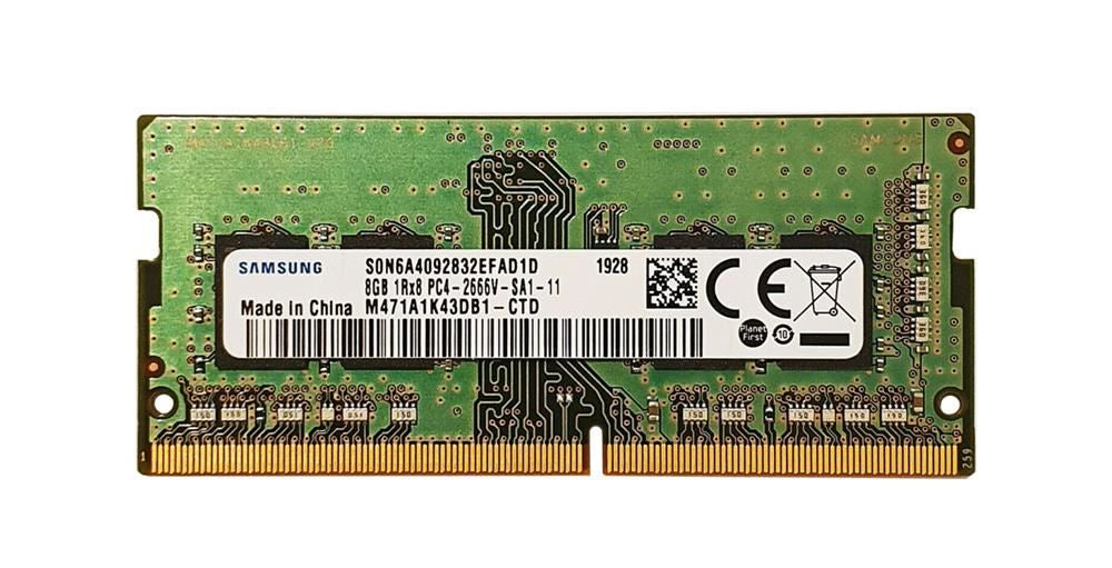 Samsung M471A1K43DB1-CTD 8GB DDR4 2666MHz PC4-21300 SODIMM memory module 1 x 8 GB 2666 MT/s 260-pin SO-DIMM