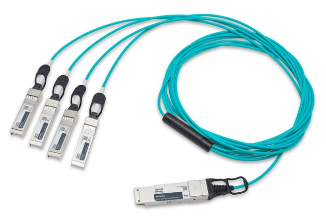 Legrand 470-ACIJ-A InfiniBand/fibre optic cable 393.7" (10 m) QSFP28 AOC Aqua color