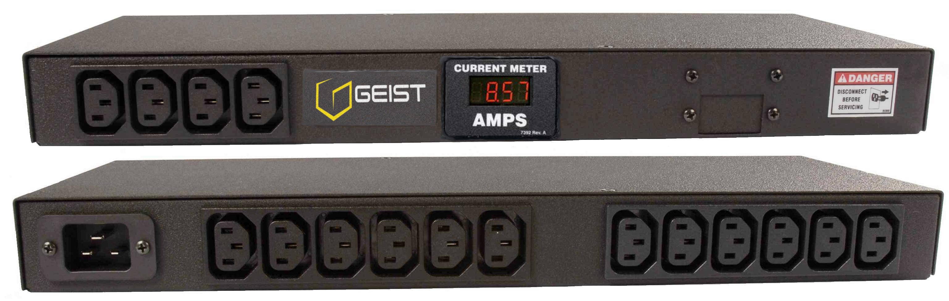 Vertiv Geist BREAN162-0020/16 power distribution unit (PDU) 16 AC outlet(s) 0U Black