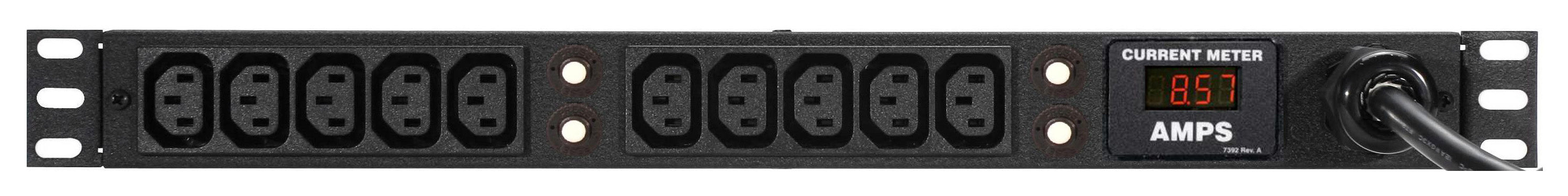 Vertiv VRELAN100-103C13TL6 power distribution unit (PDU) 10 AC outlet(s) Black