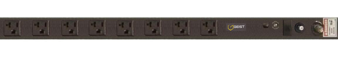 Vertiv NSVKN080-102R20TL power distribution unit (PDU) 8 AC outlet(s) 0U Black