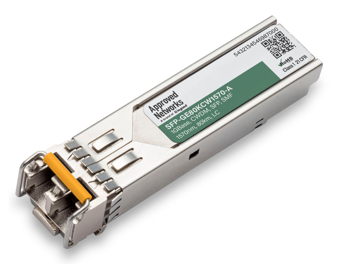 Legrand SFP-GE80KCW1570-A network transceiver module Fiber optic 1250 Mbit/s 1570 nm