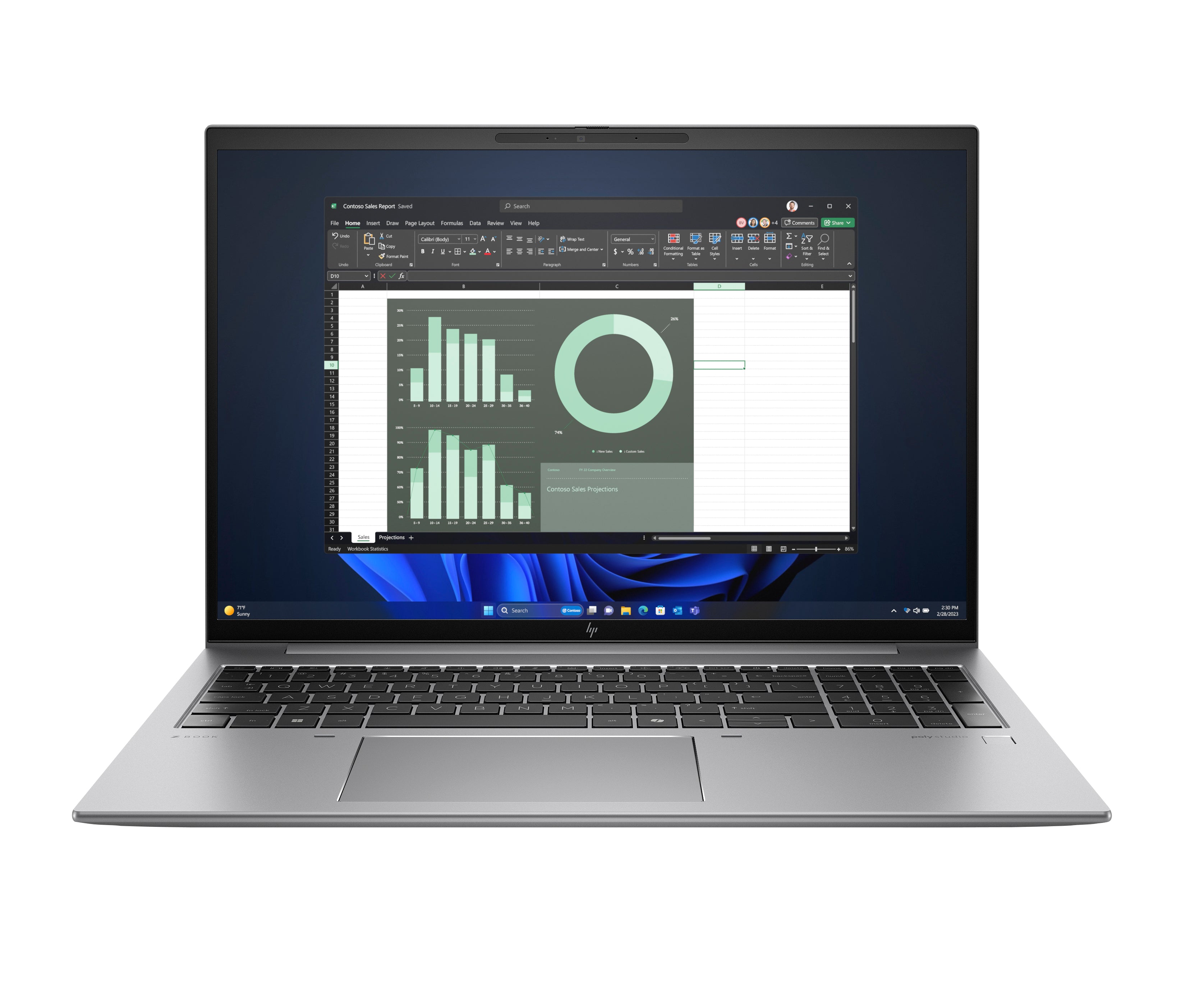 HP ZBook Firefly G11 Intel Core Ultra 7 165H Mobile workstation 16" 2.8K 64 GB DDR5-SDRAM 1 TB SSD Wi-Fi 6E (802.11ax) Windows 11 Pro Silver