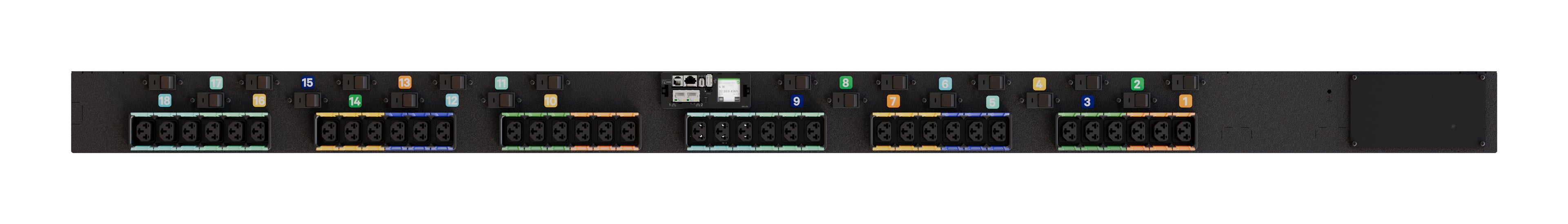 Vertiv PowerIT VP4UA0A1 power distribution unit (PDU) 36 AC outlet(s) 0U Black
