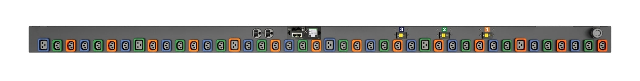 Vertiv Geist MN05M5W1-44MJ89-3TL21A0A10-S-A power distribution unit (PDU) 44 AC outlet(s) Black