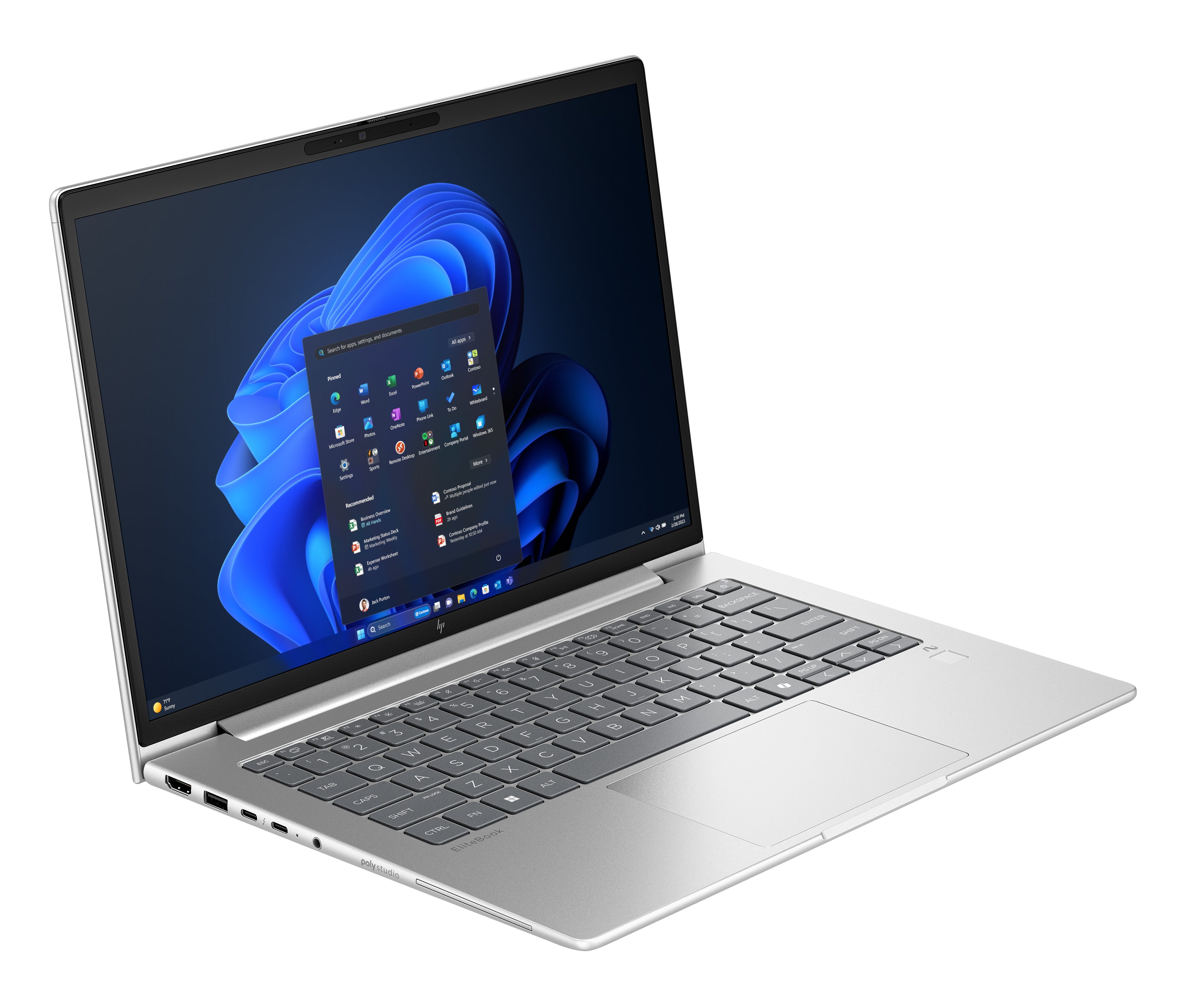 HP EliteBook 6 G1a Next Gen AI PC Wolf Pro Security Edition AMD Ryzen™ AI 7 350 Laptop 14" WUXGA 32 GB DDR5-SDRAM 512 GB SSD Wi-Fi 7 (802.11be) Windows 11 Pro Silver