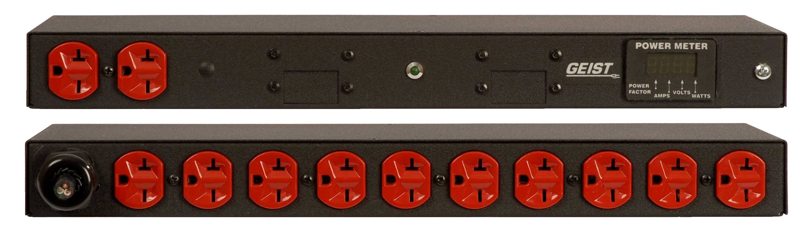 Vertiv VHVRCN122-102D20TL6 power distribution unit (PDU) 12 AC outlet(s) 0U Black