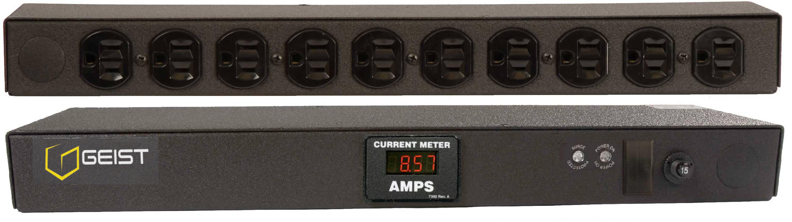 Vertiv SPFAN104-10 power distribution unit (PDU) 10 AC outlet(s) Black