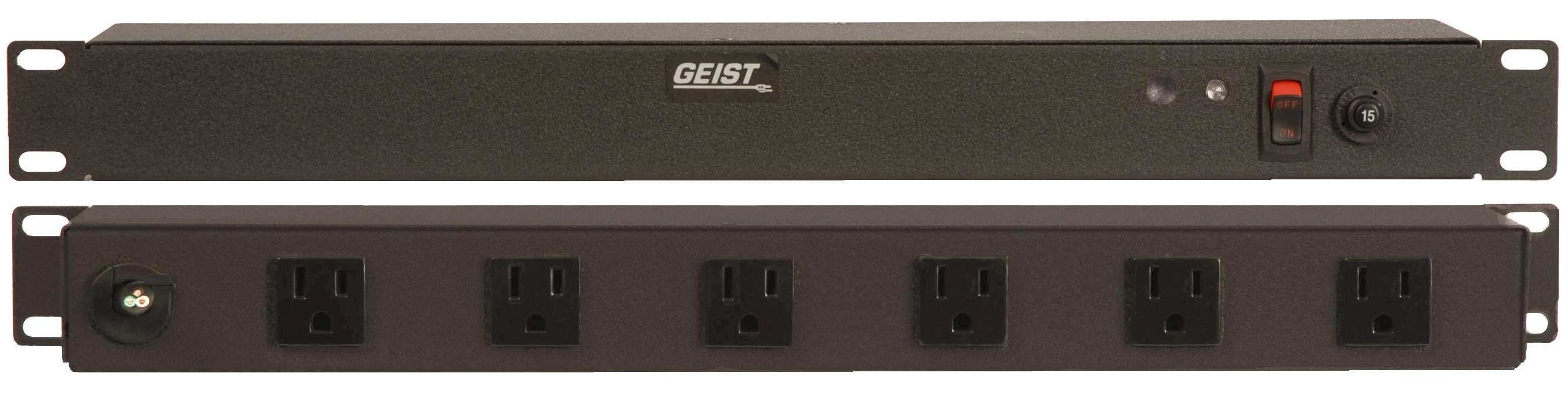 Vertiv Geist BRT060-10 power distribution unit (PDU) 6 AC outlet(s) 0U Black