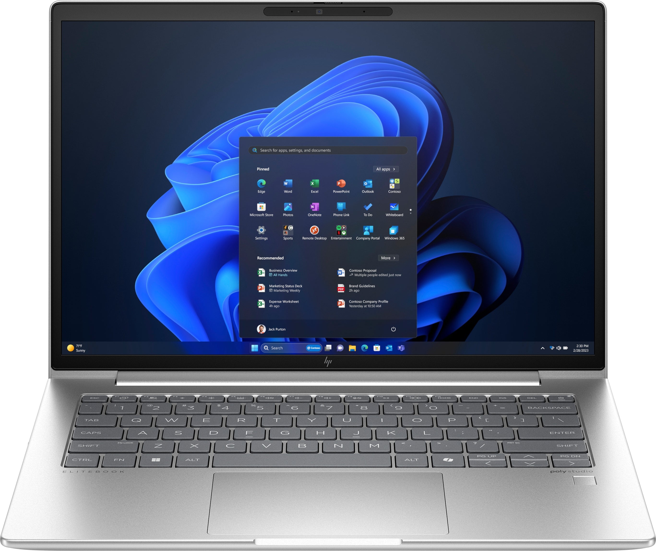 HP EliteBook 640 G11 Intel Core Ultra 7 165U Laptop 14" WUXGA 16 GB DDR5-SDRAM 512 GB SSD Wi-Fi 6E (802.11ax) Windows 11 Pro Silver