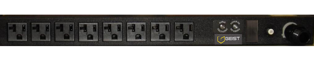 Vertiv Geist VSSLN084-102R20 power distribution unit (PDU) 8 AC outlet(s) 0U Black