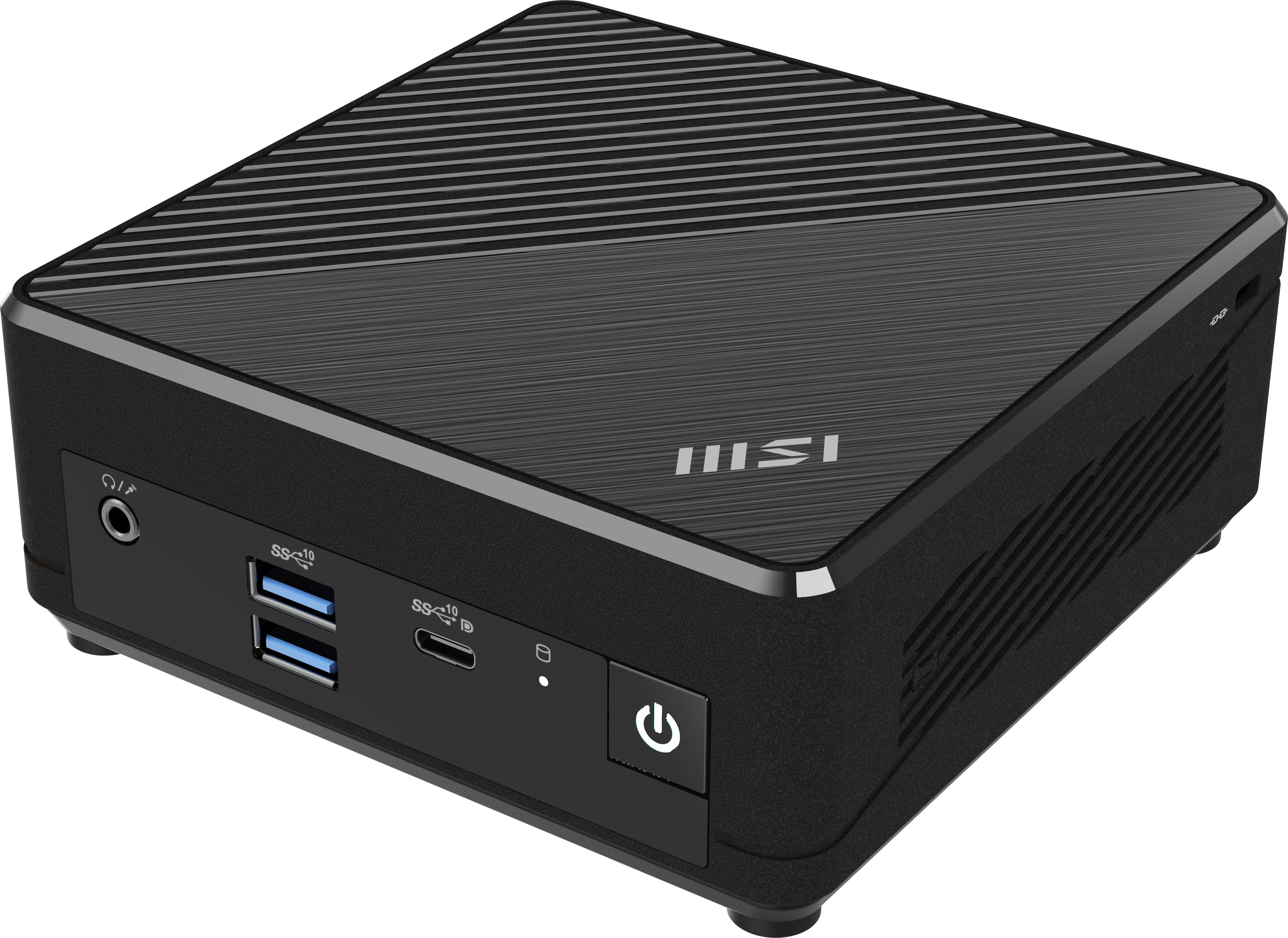 MSI Cubi N ADL 048US Intel® N N100 4 GB DDR4-SDRAM 128 GB SSD Windows 11 Pro Mini PC Black