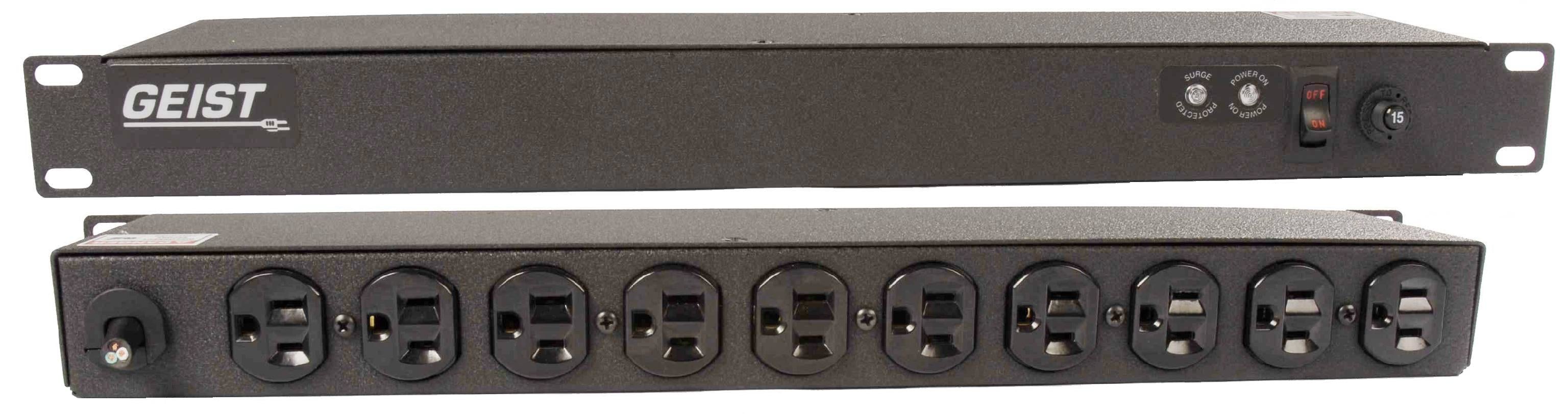 Vertiv Geist SP104-10 power distribution unit (PDU) 10 AC outlet(s) 0U Black