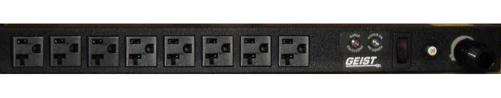 Vertiv Geist VSSL084-102S20 power distribution unit (PDU) 8 AC outlet(s) 0U Black