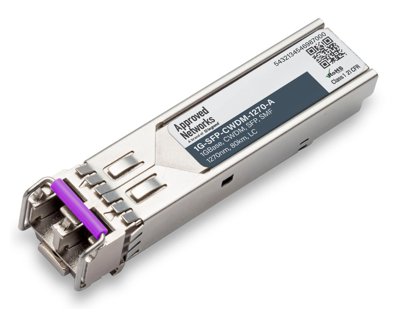 Legrand 1G-SFP-CWDM-1270-A network transceiver module Fiber optic 1250 Mbit/s 1270 nm