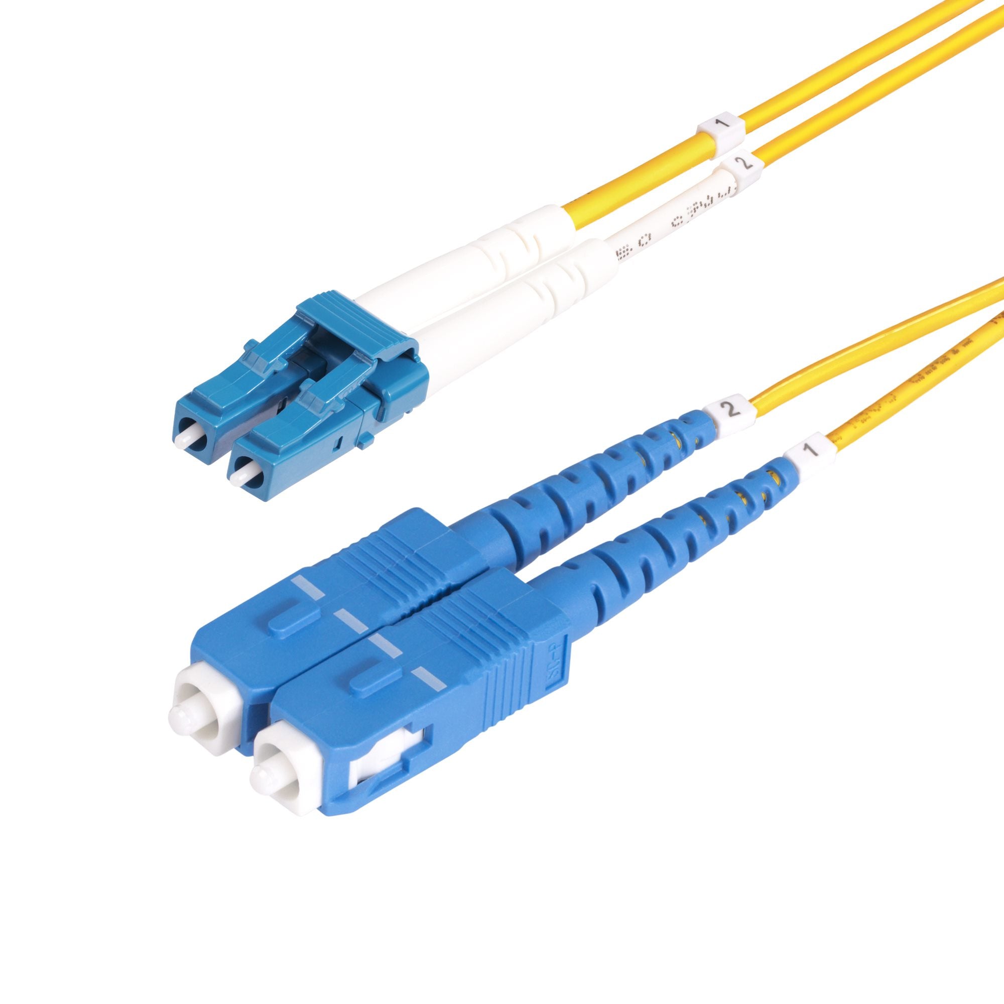 StarTech.com SMLCSC-OS2-3M InfiniBand/fibre optic cable 118.1" (3 m) LC SC Yellow