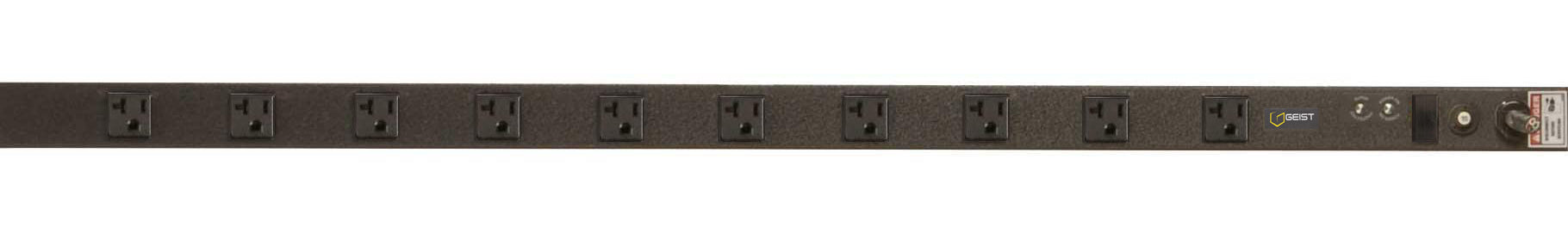Vertiv VSSAN104-102R20 power distribution unit (PDU) 8 AC outlet(s) Black