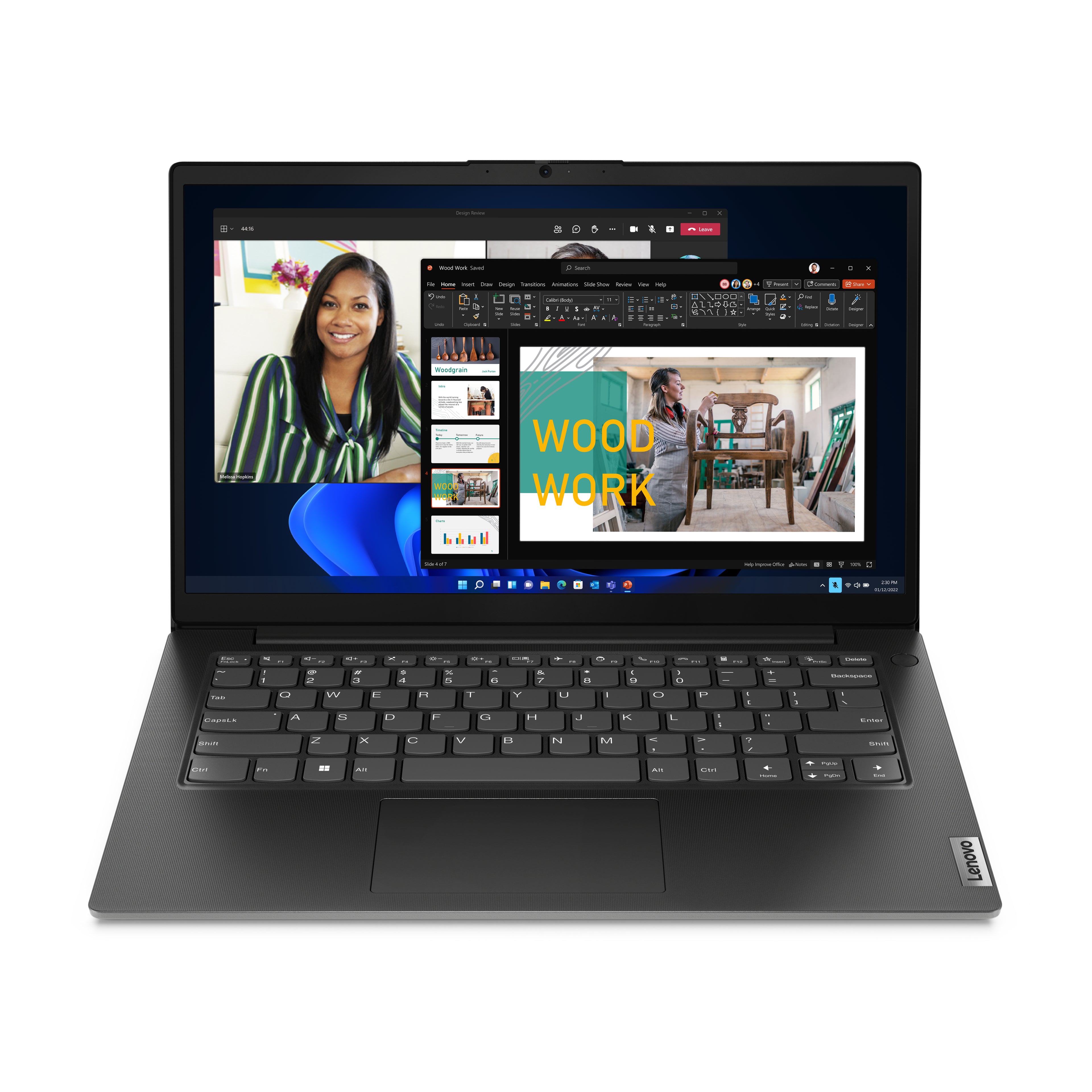 Lenovo V14 G4 ABP AMD Ryzen™ 3 7330U Laptop 14" Full HD 8 GB DDR4-SDRAM 128 GB SSD Wi-Fi 6 (802.11ax) Windows 11 Pro Black