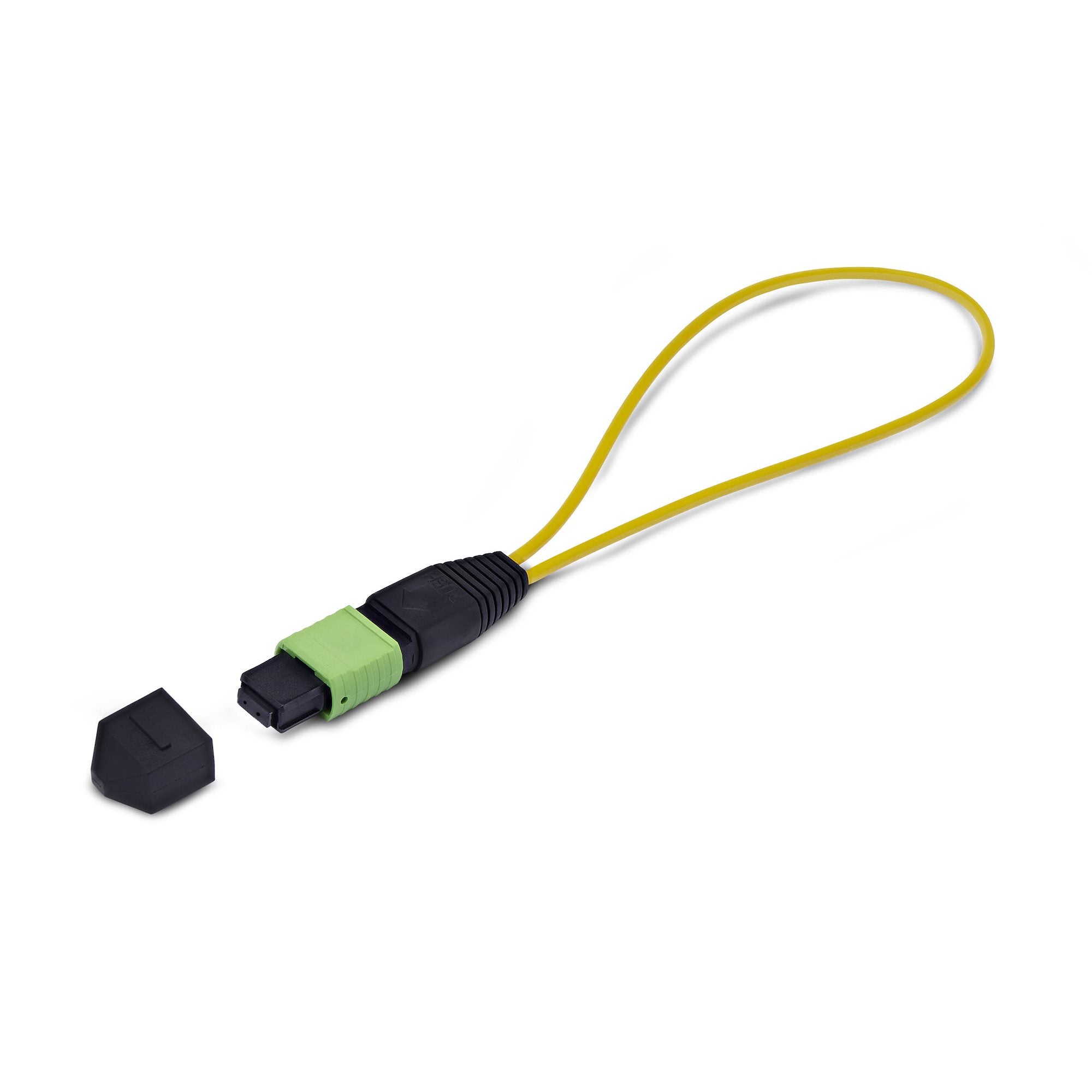 StarTech.com LOOPBACKMTP12OS2SMF network cable tester Fiber cable tester Black, Green, Yellow