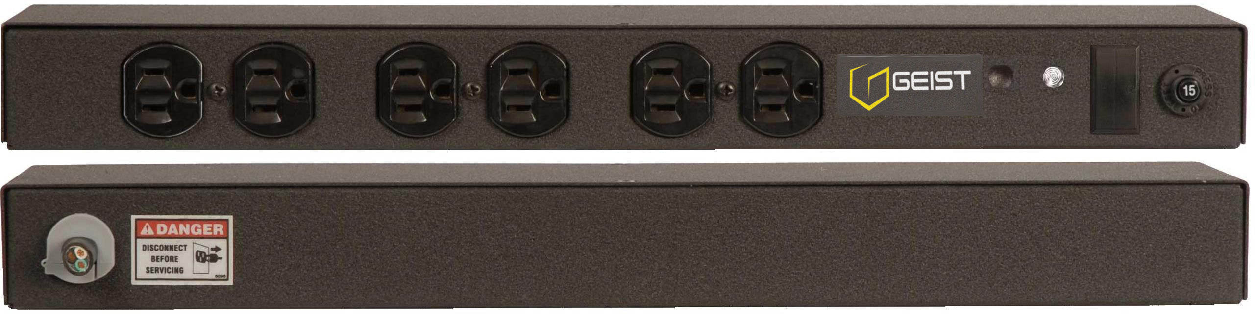 Vertiv Geist BRFN060-10 power distribution unit (PDU) 6 AC outlet(s) 0U Black
