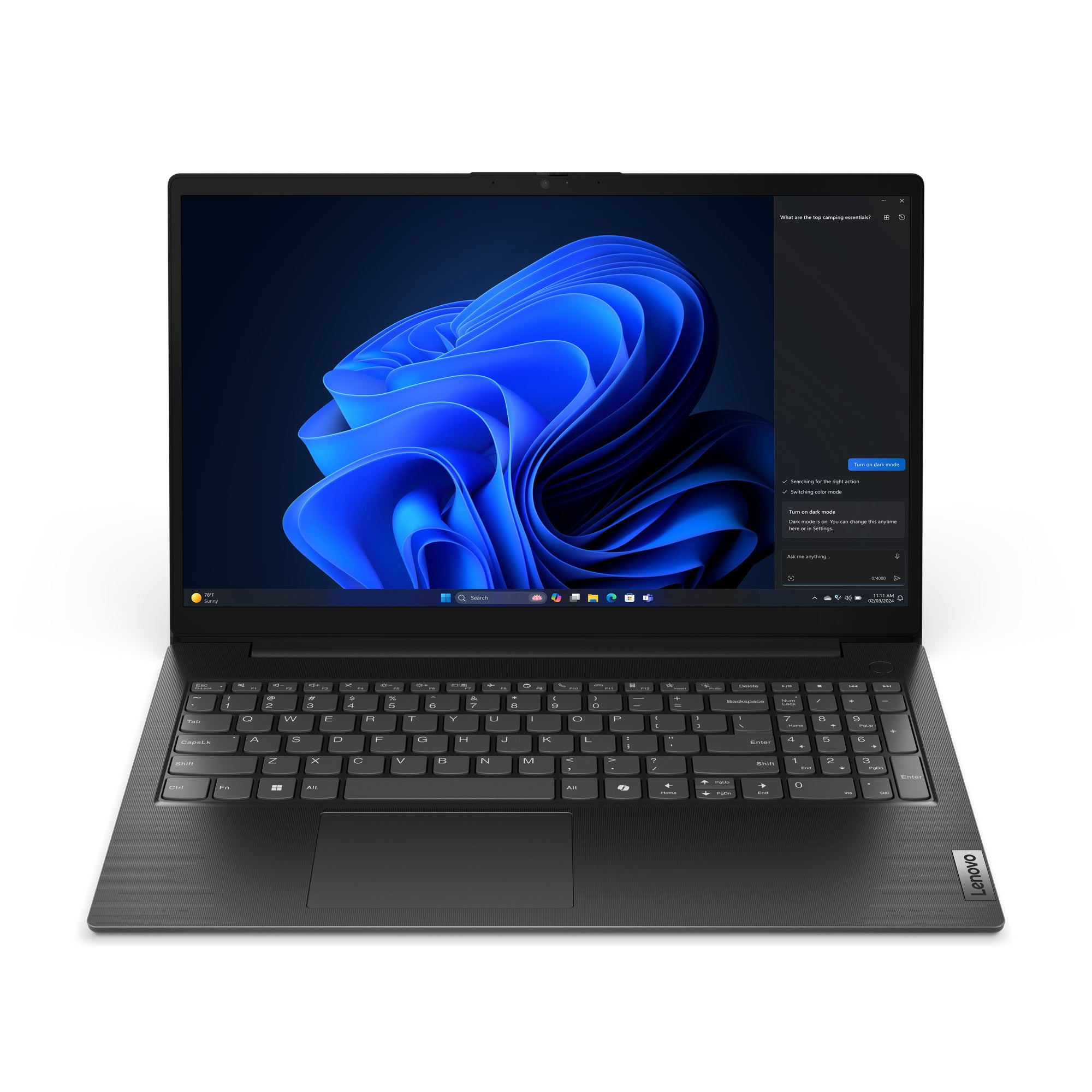 Lenovo V15 G5 IRL Intel® Core™ i7 i7-13620H Laptop 15.6" Full HD 16 GB DDR5-SDRAM 1 TB SSD Wi-Fi 6 (802.11ax) Windows 11 Home US English Black