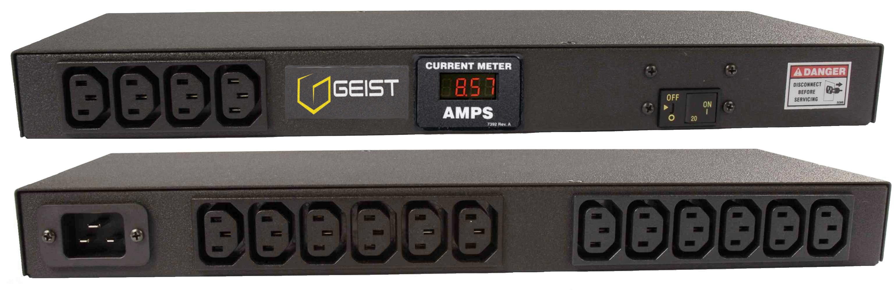 Vertiv Geist BREA160-0020/16 power distribution unit (PDU) 16 AC outlet(s) 0U Black